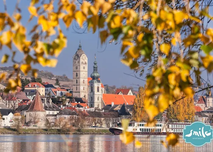 Nyaraló Donau Strandhaus Mit Duernstein Panorama *