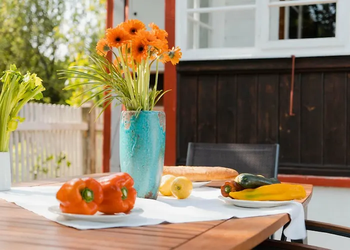 Nyaraló Donau Strandhaus Mit Duernstein Panorama Rossatzbach